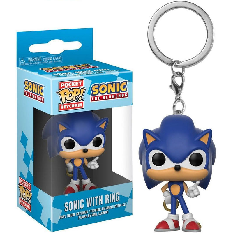 Llavero Pocket POP Sonic with Ring FUNKO