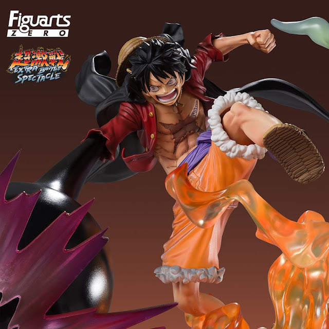 FIGURA MONKEY D LUFFY FIGUARTS ZERO EXTRA BATTLE SPECTACLE RED ROC