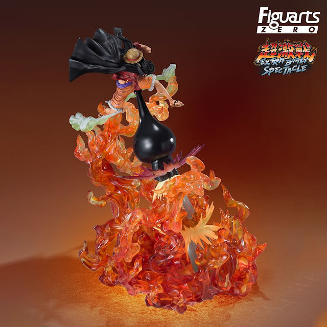 FIGURA MONKEY D LUFFY FIGUARTS ZERO EXTRA BATTLE SPECTACLE RED ROC