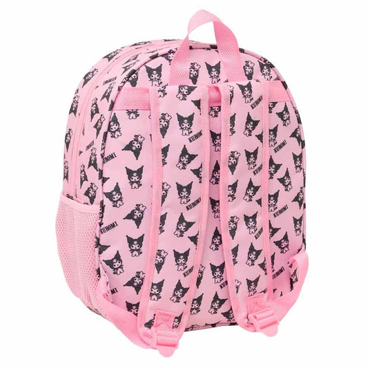 Mochila 3D Kuromi Hello Kitty 33cm SAFTA