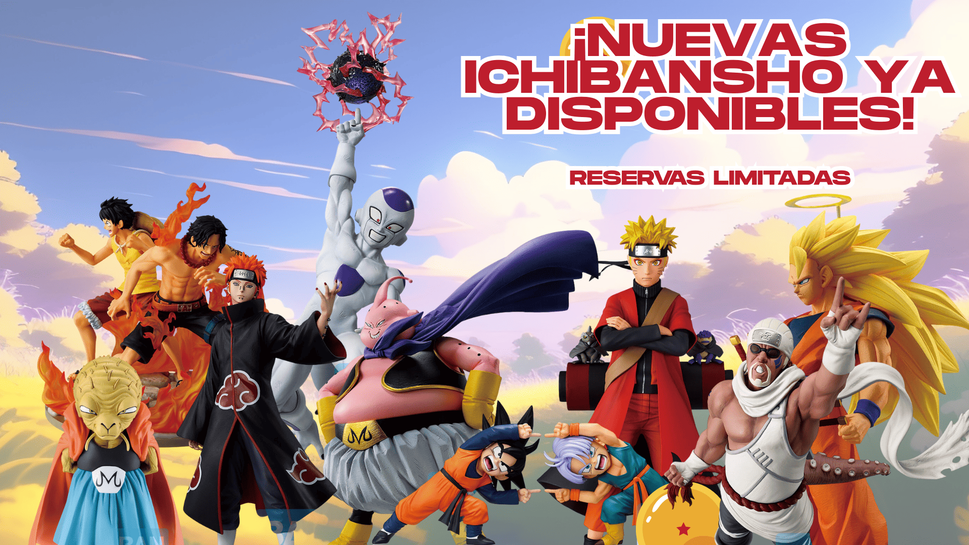 figuras ichibansho dragon ball naruto one piece