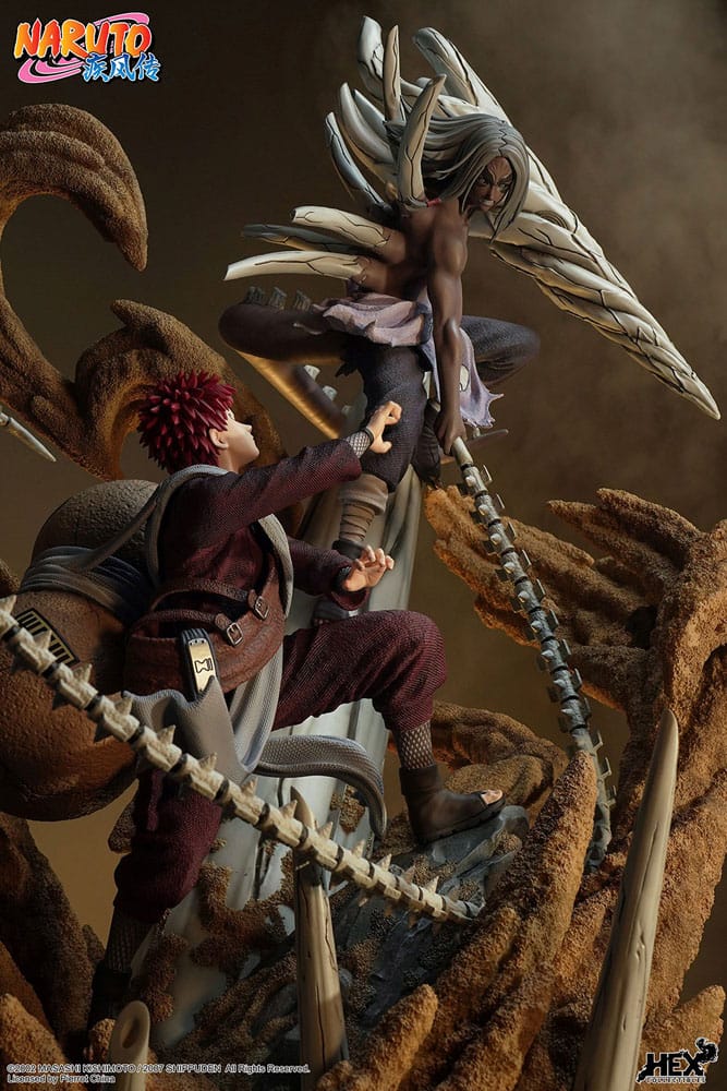 Naruto Shippuden Estatua 1/6 Elite Dynamic Gaara vs Kimimaro 61 cm
