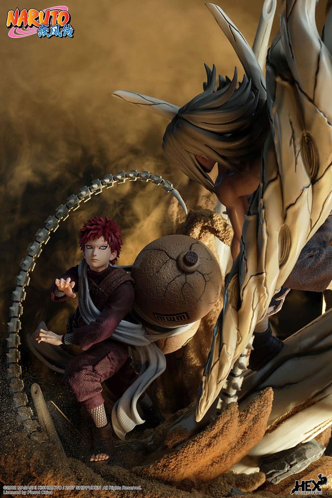 Naruto Shippuden Estatua 1/6 Elite Dynamic Gaara vs Kimimaro 61 cm