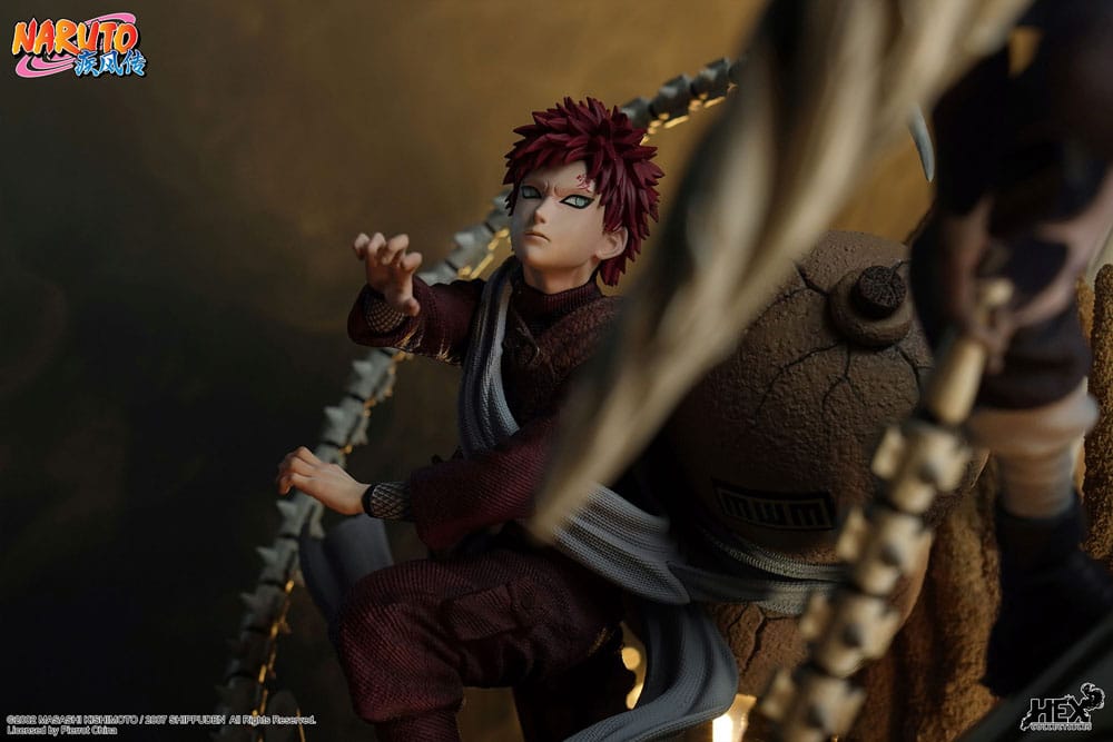 Naruto Shippuden Estatua 1/6 Elite Dynamic Gaara vs Kimimaro 61 cm