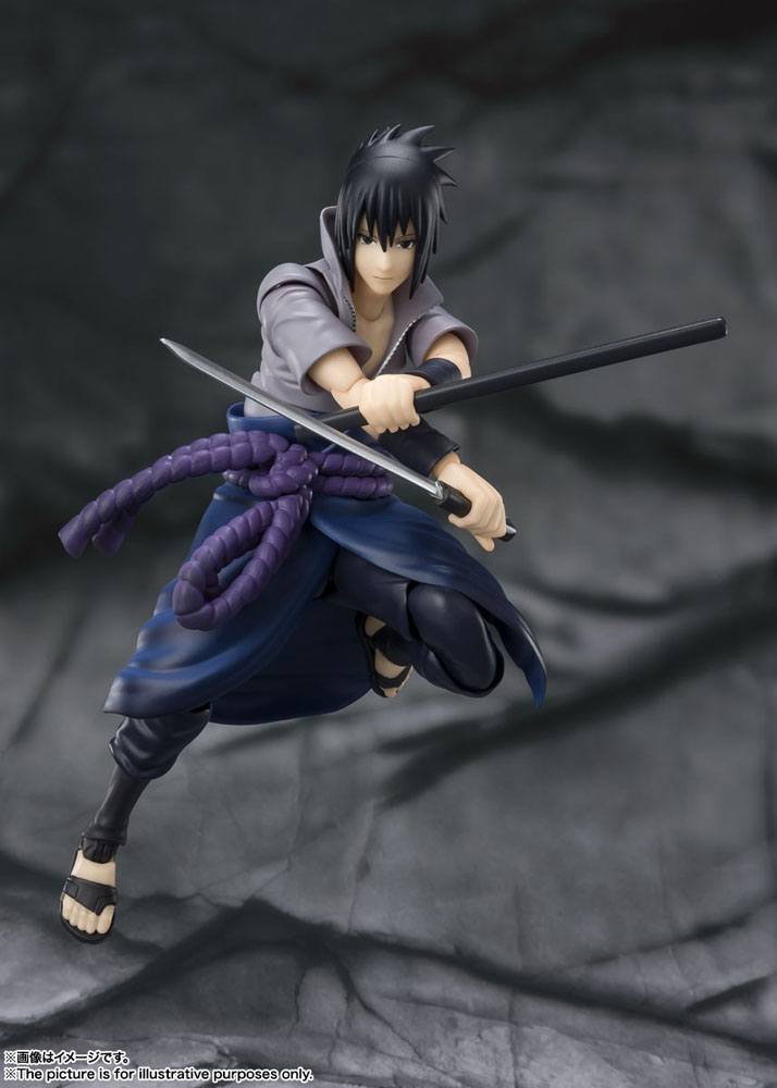 Naruto Shippuden Figura S.H. Figuarts Sasuke Uchiha -He who bears all Hatred- 15 cm