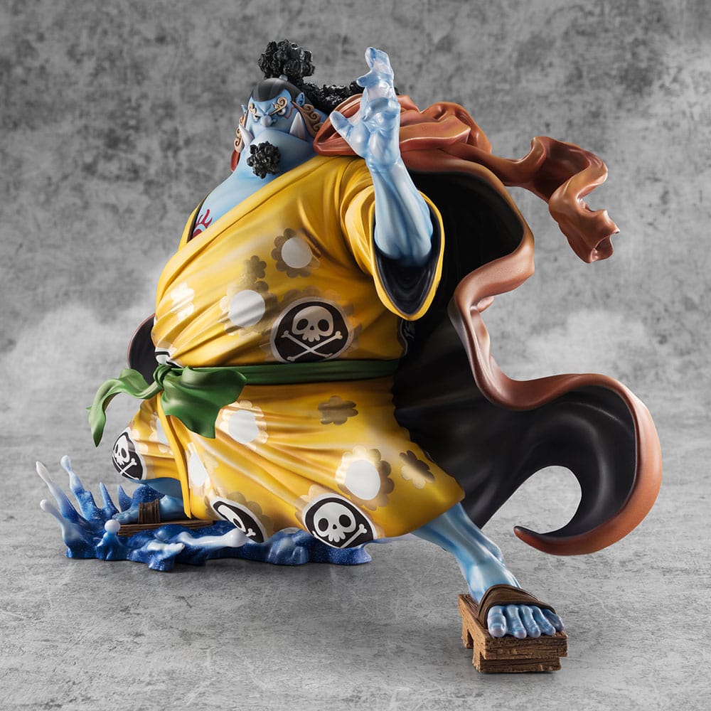 One Piece Estatua PVC Portrait Of Pirates SA-MAXIMUM Knight of the Sea Jinbe Limited Reprint 25 cm