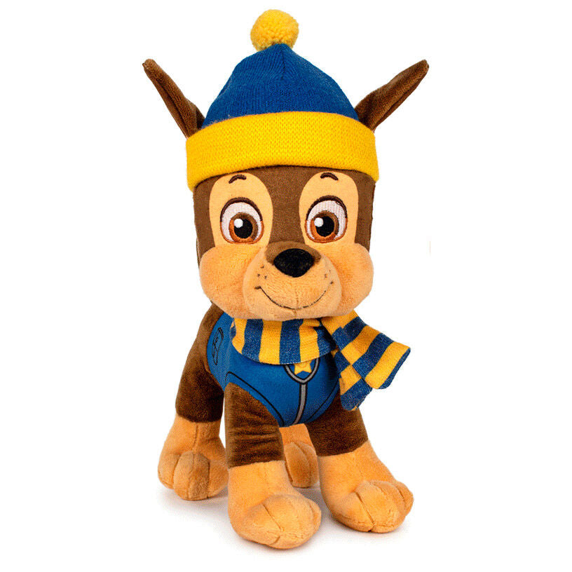 Peluche Invierno Chase Patrulla Canina Paw Patrol 27cm PLAY BY PLAY