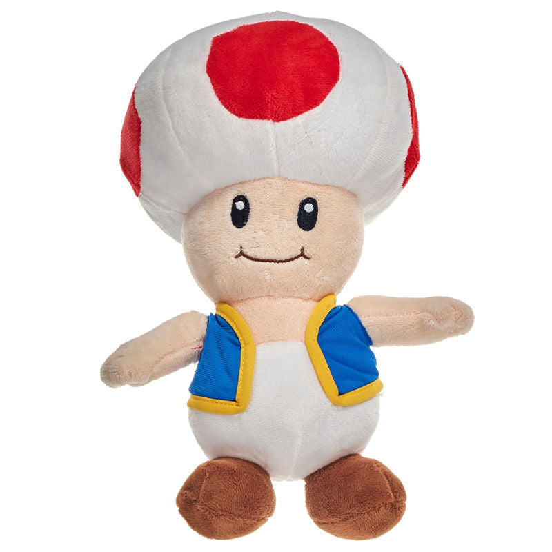 Peluche Toad Mario Bros soft 30cm NINTENDO