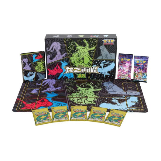 Pokémon | Caja Ultra Premium El regreso del dragón "Rayquaza" Chino 2024 Pokémon TCG