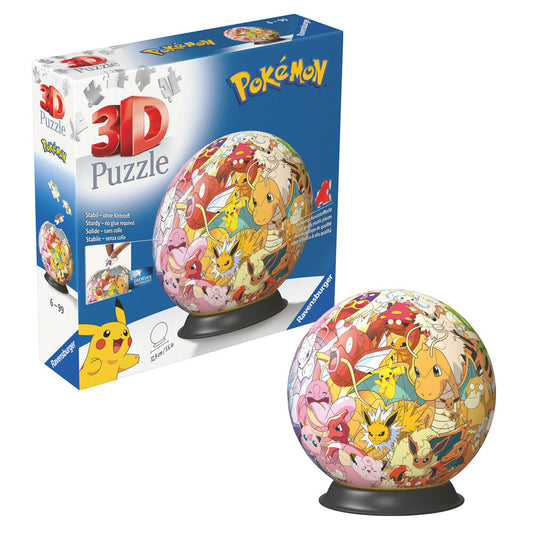 Puzzle 3D Pokemon 72pzs RAVENSBURGER