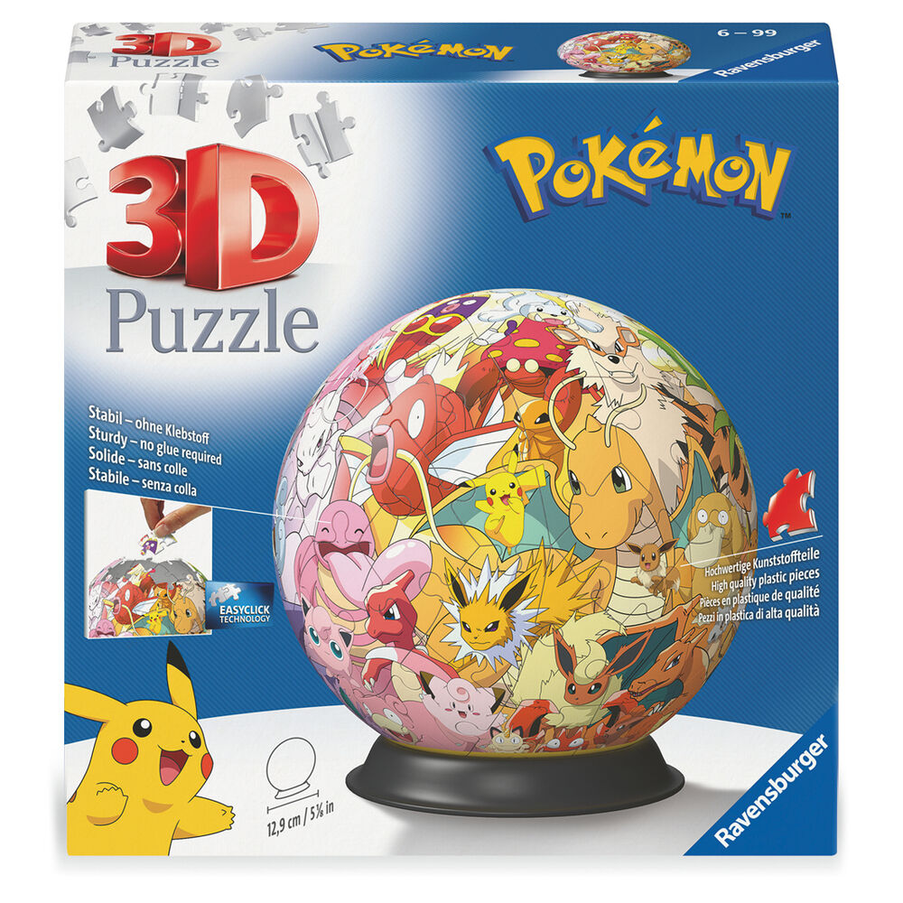 Puzzle 3D Pokemon 72pzs RAVENSBURGER