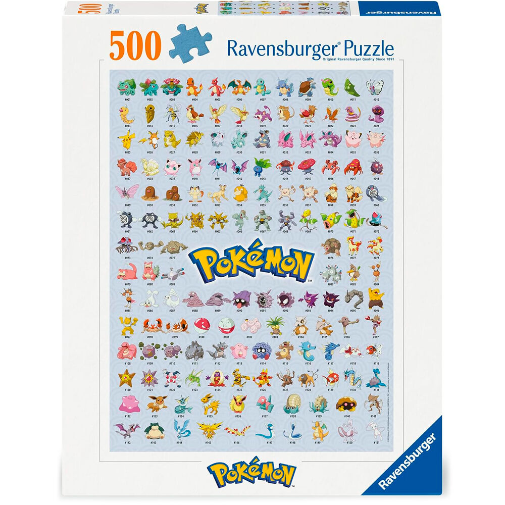 Puzzle Pokemon 500pzs RAVENSBURGER