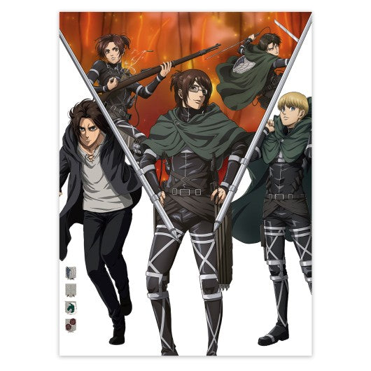 SET MINIPOSTERS ATTACK ON TITAN GRUPO ERIK