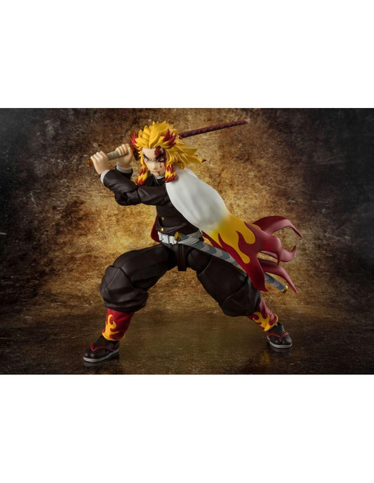 SH Figuarts Kyojuro Rengoku Demon Slayer Kimetsu no Yaiba TAMASHII NATIONS