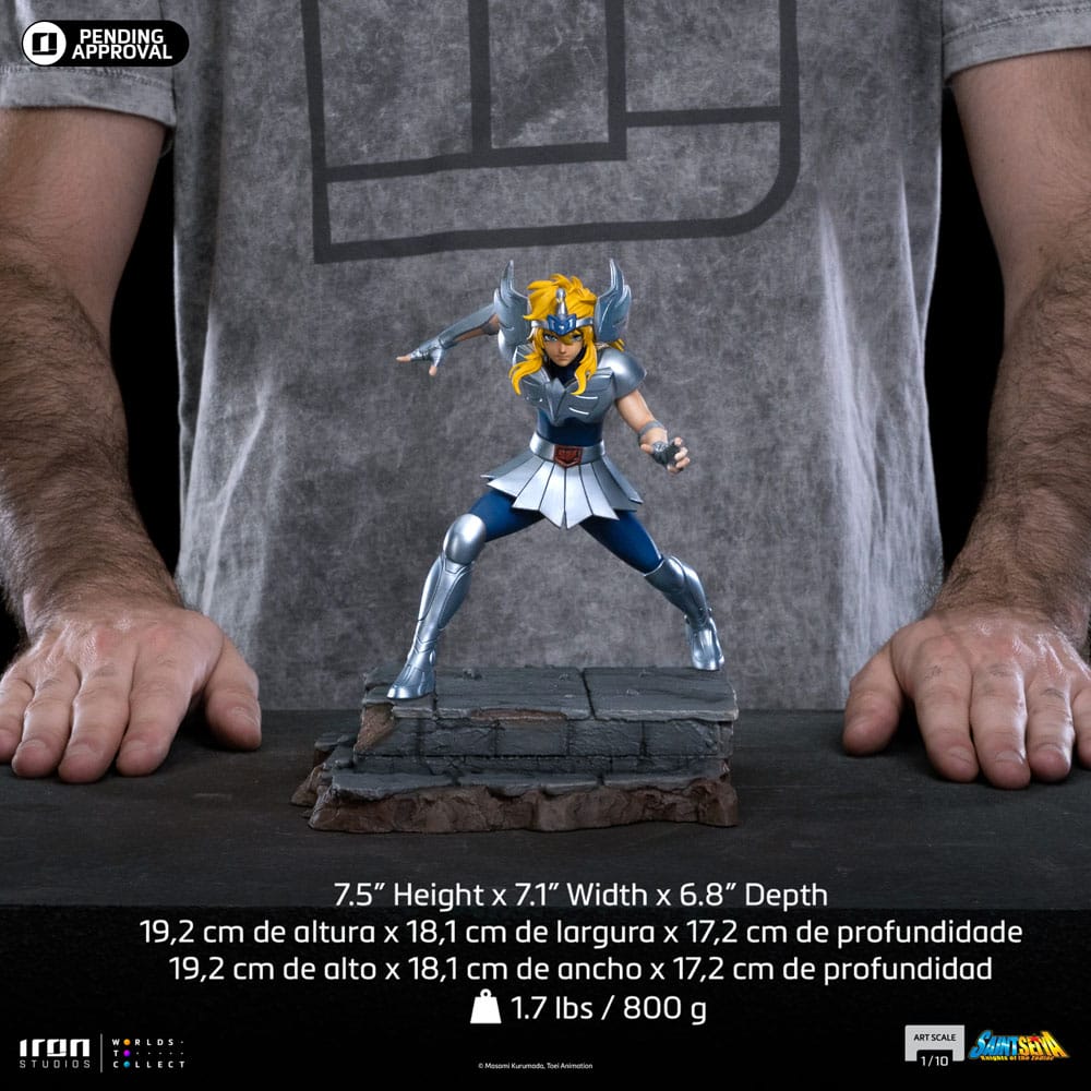 Saint Seiya Estatua 1/10 Art Scale Cygnus Hyoga 19 cm Iron Studios
