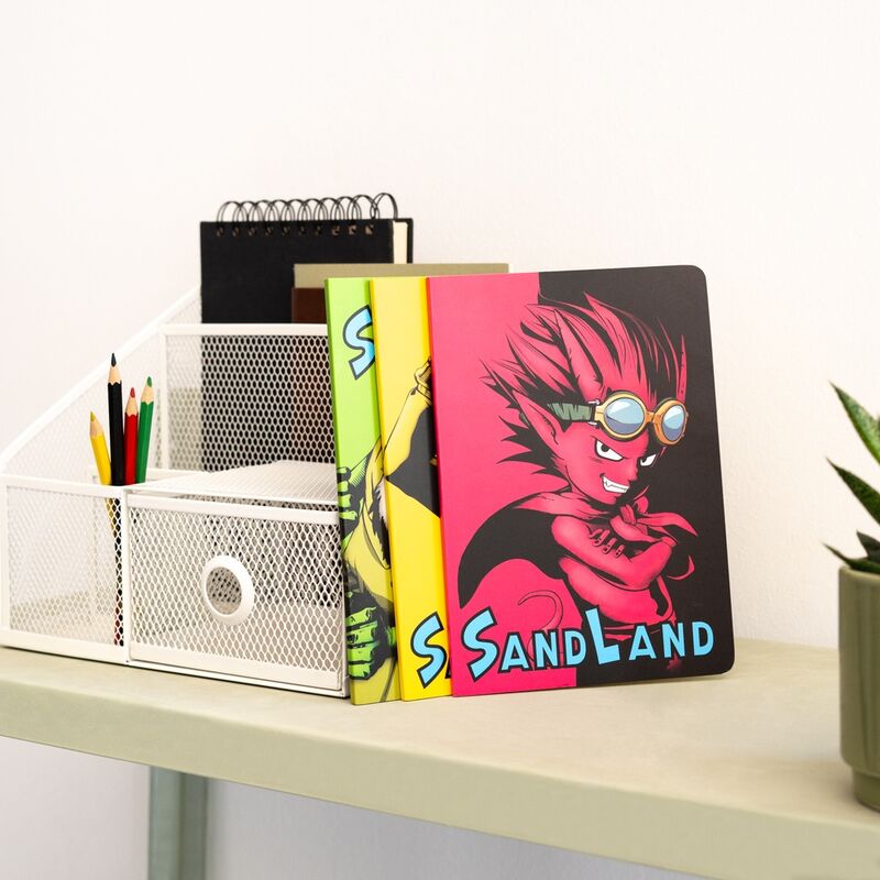 Set 3 cuadernos A5 Sand Land ERIK