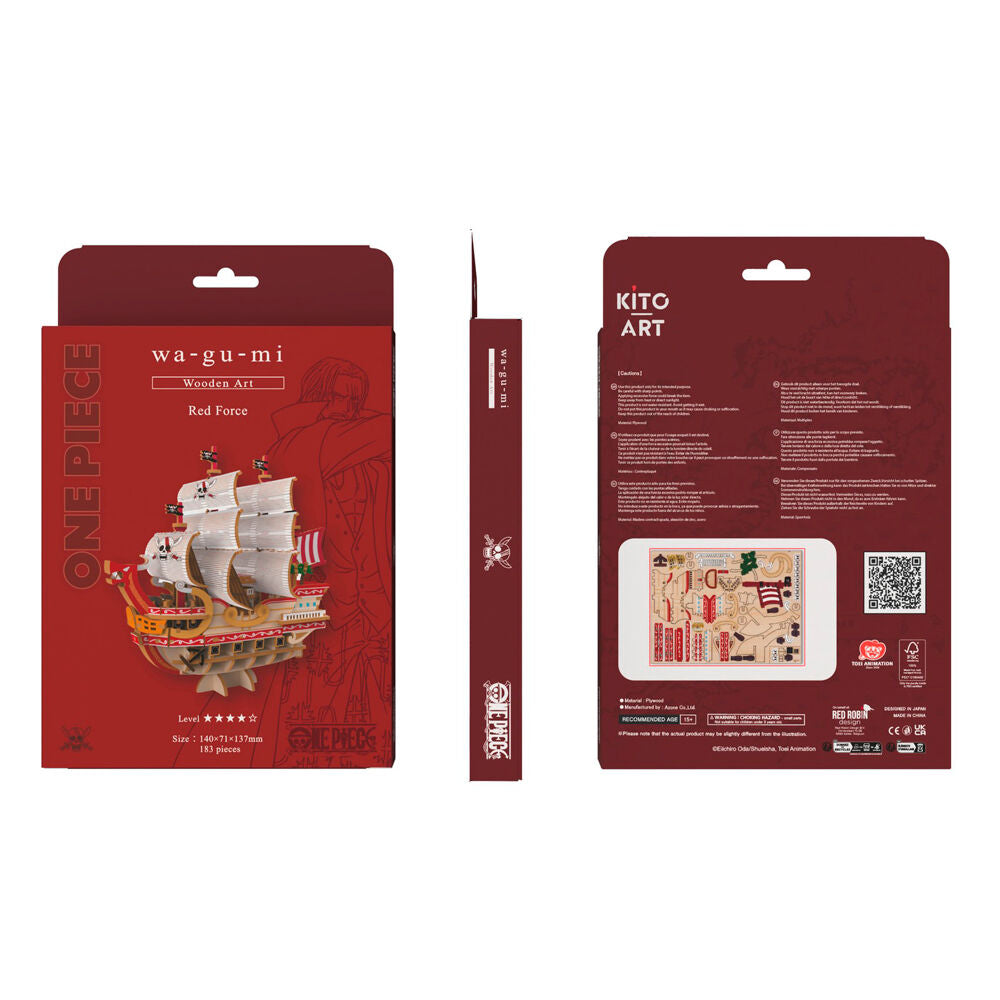 Set Montaje Red Force Wa-Gu-MI One Piece 183pzs