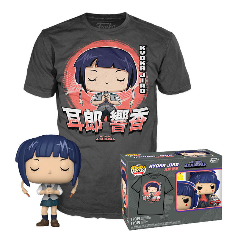 Set figura POP & Tee My Hero Academia Kyoka Jiro Exclusive FUNKO