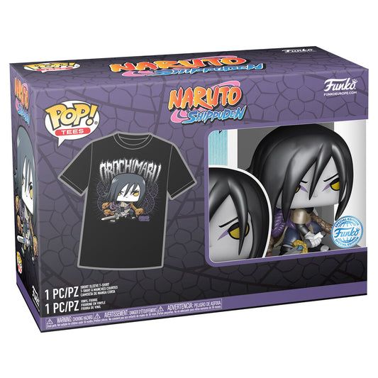 Set figura POP & Tee Naruto Shippuden Orochimaru FUNKO