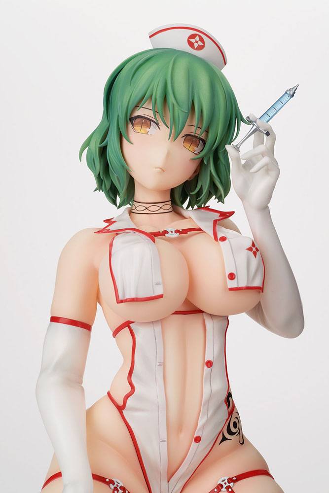 Shinobi Master Senran Kagura: New Link Estatua PVC 1/4 Hikage Sexy Nurse Ver. (re-run) 26 cm