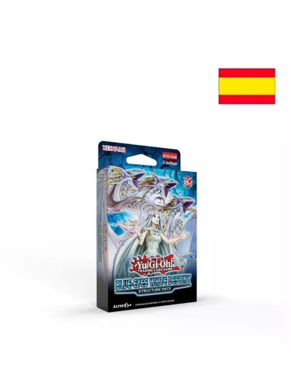Structure Deck Display (8 unidades) Unlimited Reprint Blue-Eyes white Destiny Español - Yu-Gi-Oh!