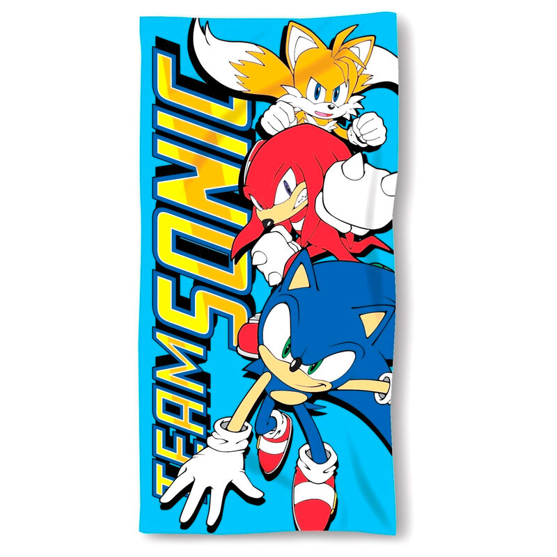 Toalla Sonic The Hedgehog microfibra SEGA