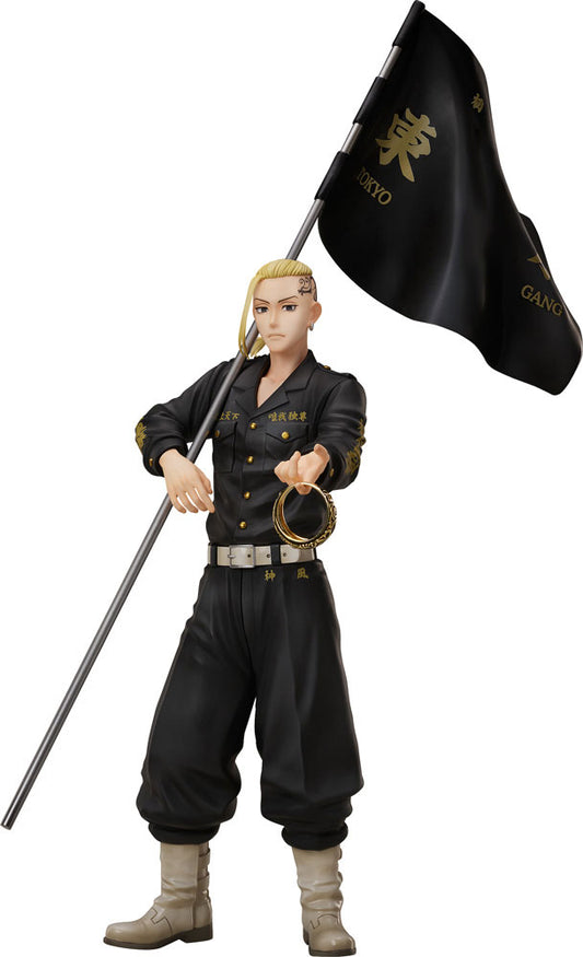 Tokyo Revengers Set de Estatua y Anillo PVC 1/8 Ken Ryuguji 30 cm