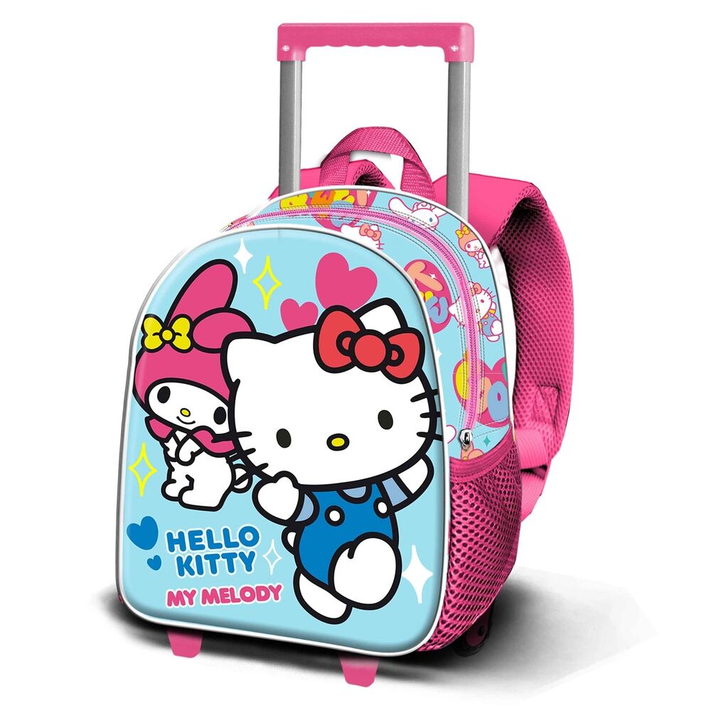 Trolley 3D Friendship Hello Kitty 34cm KARACTERMANIA