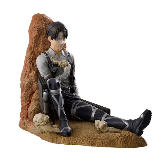 Figura Ichibansho Levi Battle of Heaven and Earth Mega Impact Attack on Titan 11cm BANPRESTO