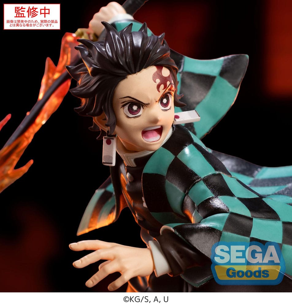 Demon Slayer: Kimetsu no Yaiba Estatua PVC Xross Link Anime Tanjiro Kamado 15 cm SEGA