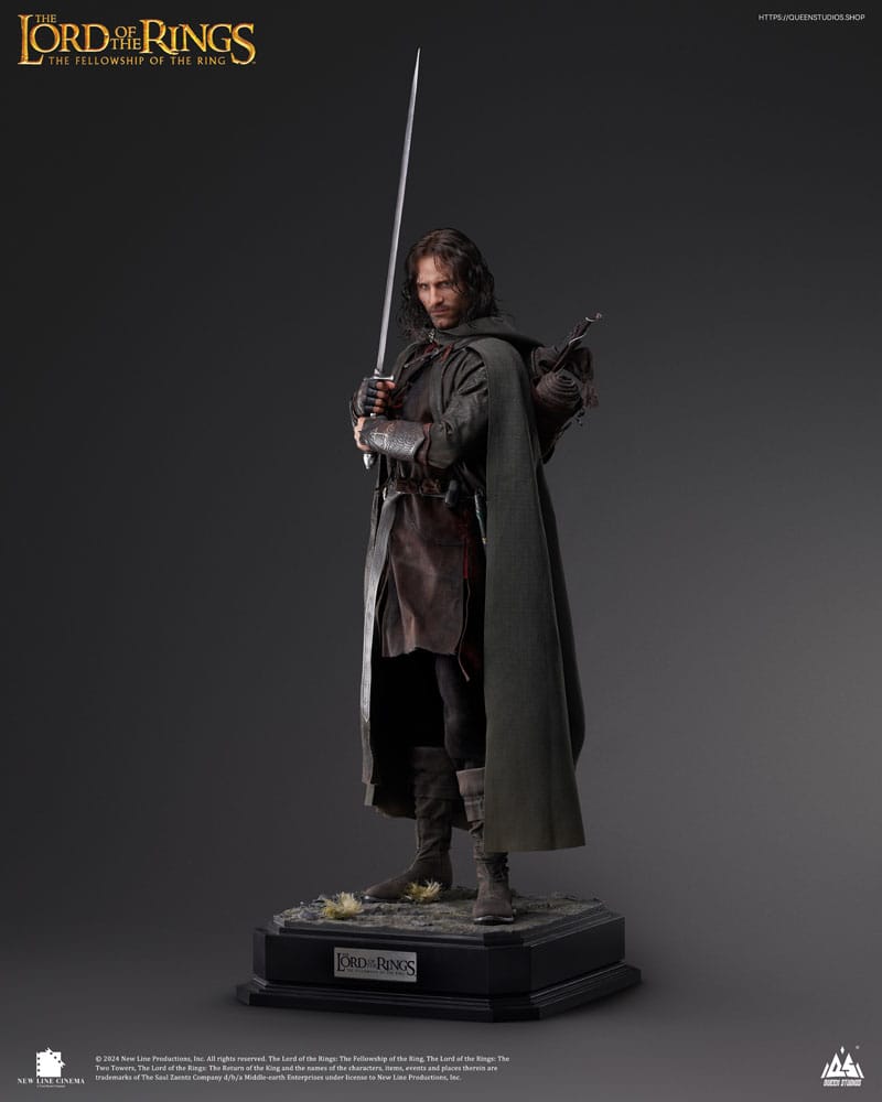 Figura El Señor de los Anillos Estatua 1/3 Aragorn 85 cm Queen Studios