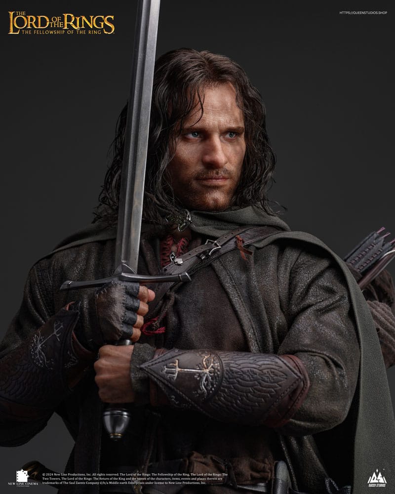 Figura El Señor de los Anillos Estatua 1/3 Aragorn 85 cm Queen Studios