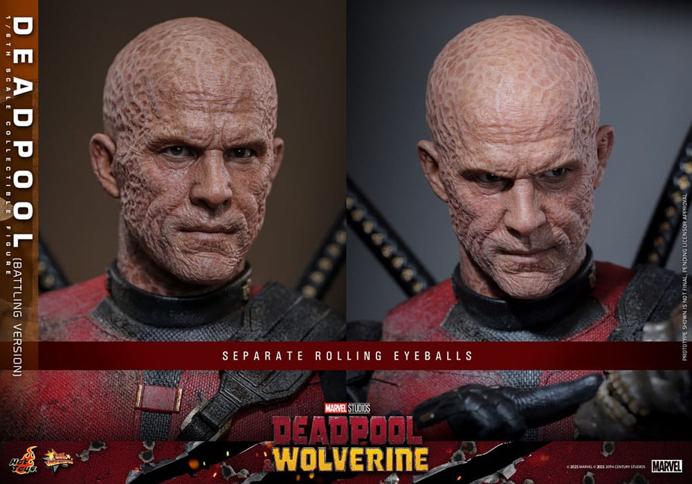 Figura Deadpool & Wolverine Movie Masterpiece 1/6 Deadpool (Battling Version) 31 cm
