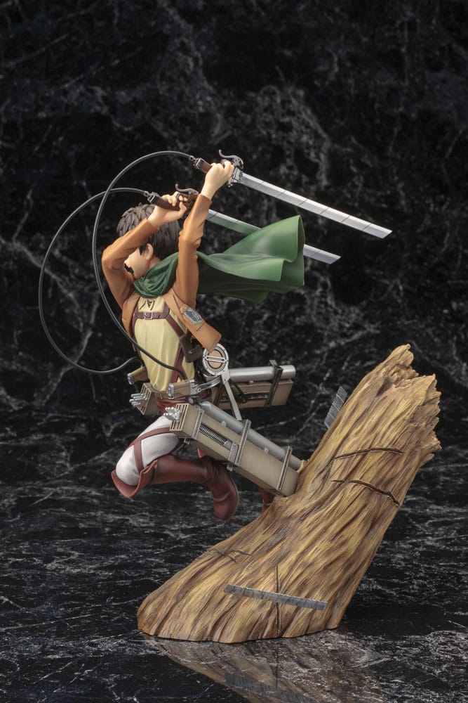 FIGURA KOTOBUKIYA ATTACK ON TITAN ARTFXJ EREN YEAGER RENEWAL PACKAGE