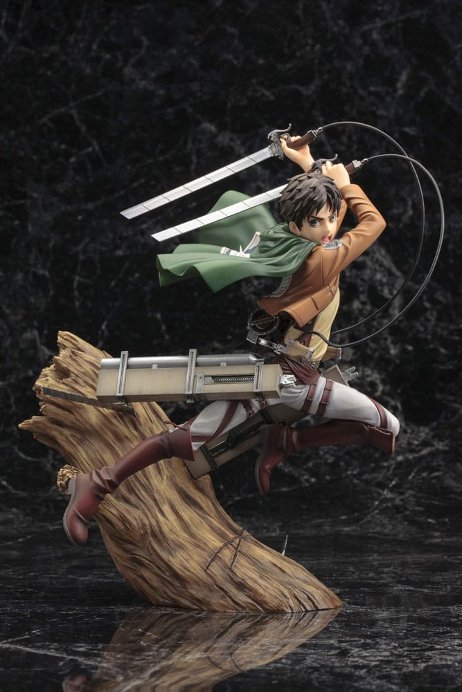 FIGURA KOTOBUKIYA ATTACK ON TITAN ARTFXJ EREN YEAGER RENEWAL PACKAGE