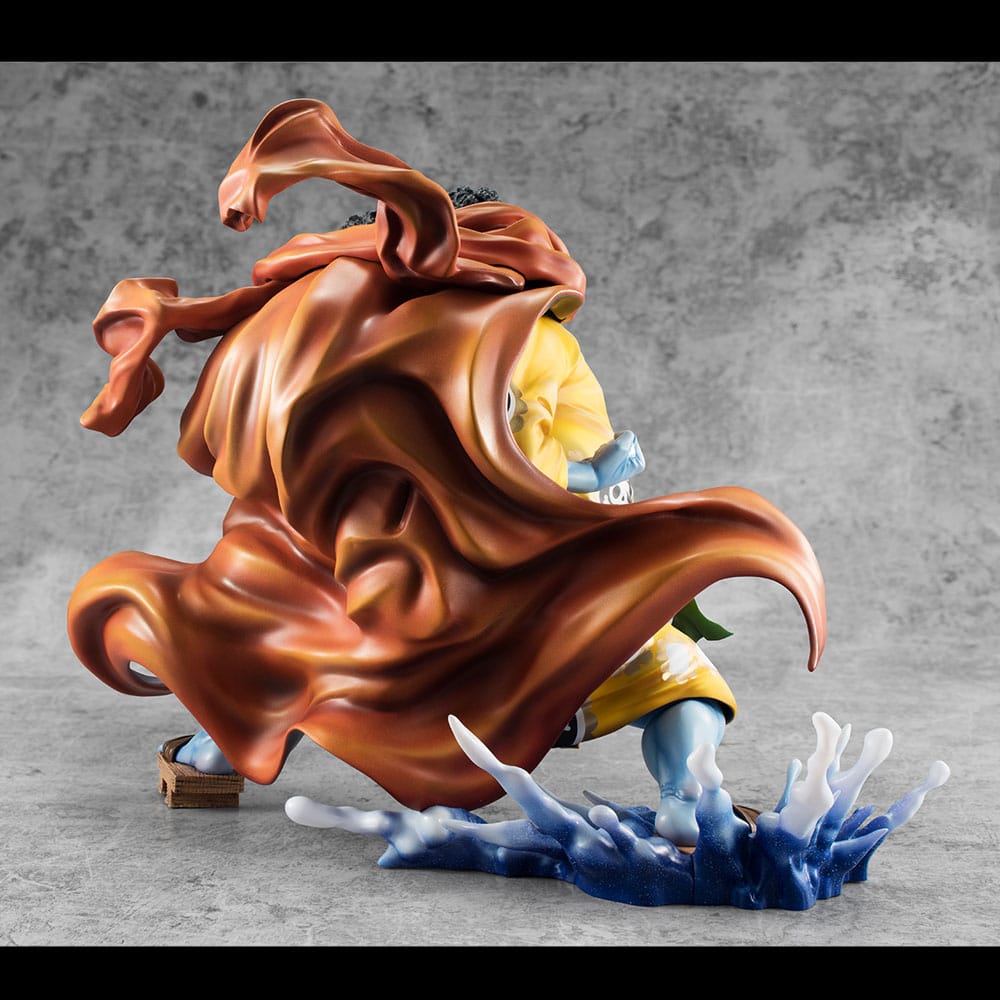 One Piece Estatua PVC Portrait Of Pirates SA-MAXIMUM Knight of the Sea Jinbe Limited Reprint 25 cm