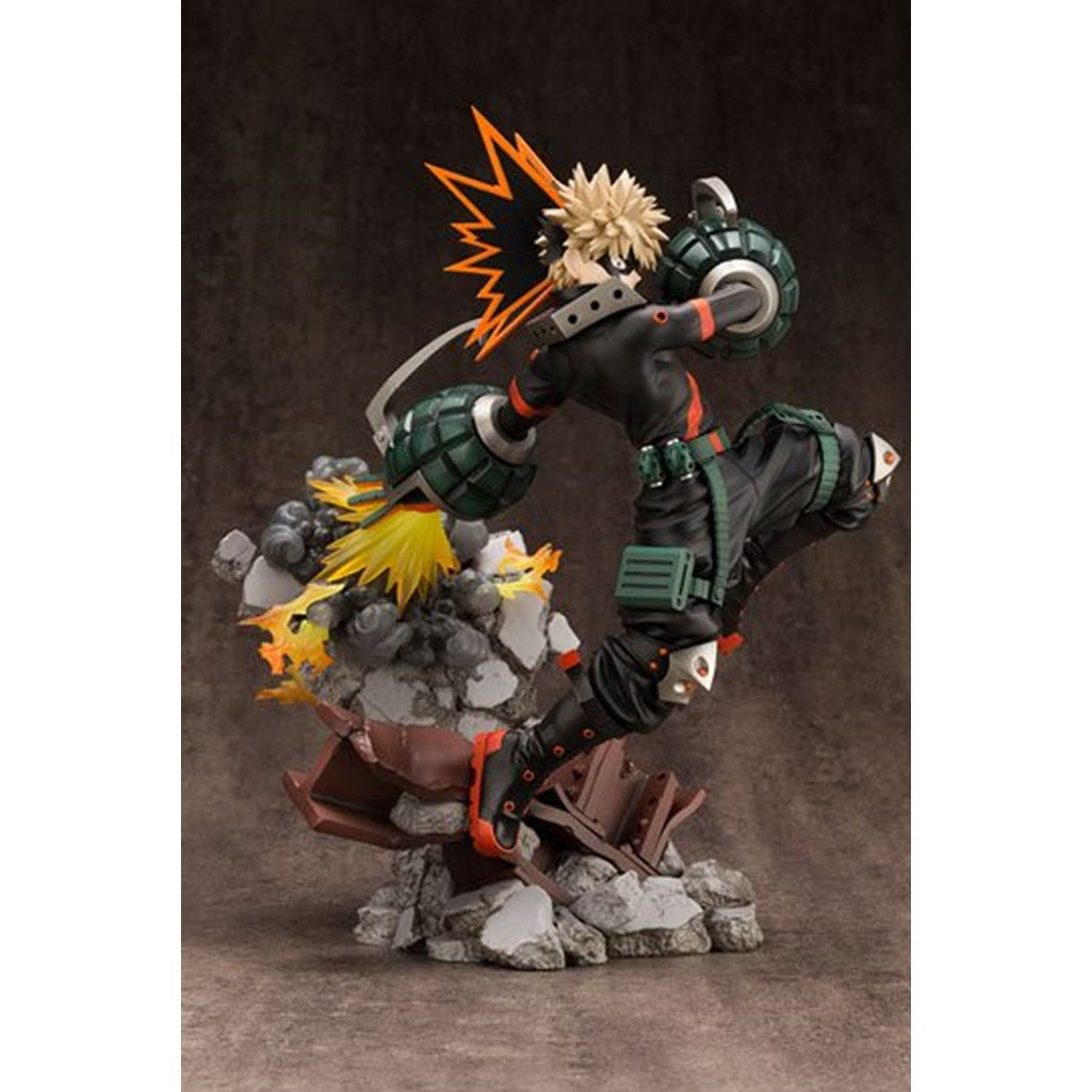 FIGURA KOTOBUKIYA MY HERO ACADEMIA ARTFXJ KATSUKI BAKUGO VER 2 BONUS EDITION PVC ESCALA 1 8 26 CM