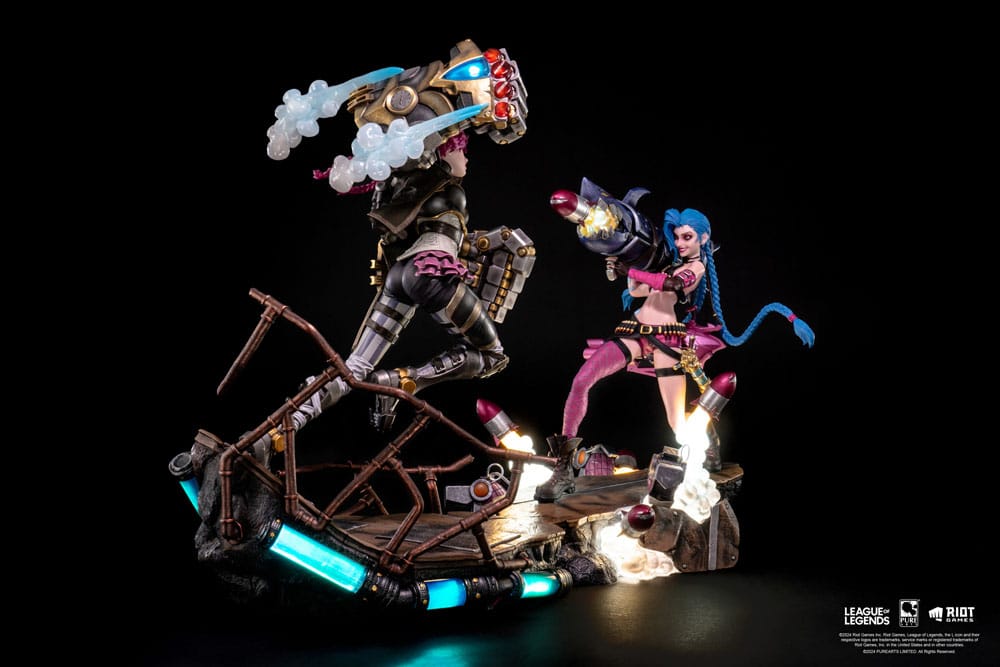 League of Legends Pack de 2 Estatuas 1/6 Vi & Jinx PURE ARTS