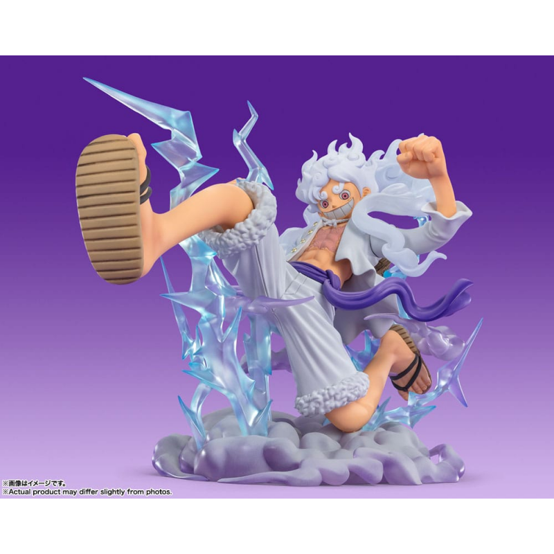 Figura Monkey D Luffy Gear 5 Gigante One Piece Figuarts Zero Extra Battle 30cm