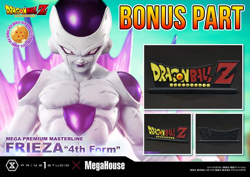 Dragon Ball Z Estatua 1/4 Frieza 4th Form Bonus Version 61 cm