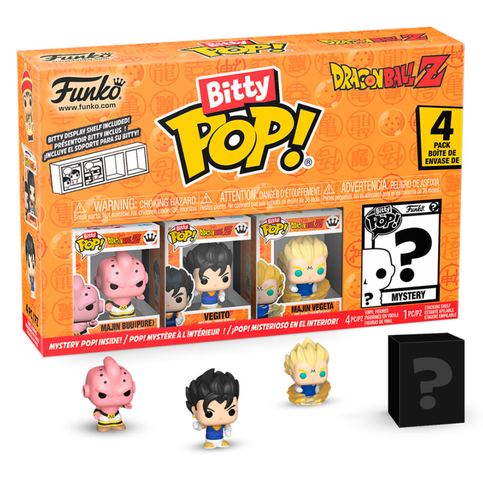 Blister 4 figuras Bitty POP Dragon Ball Z Kid Buu