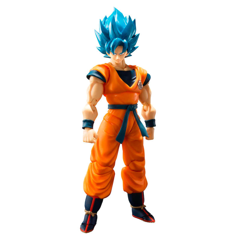 SH Figuarts Goku Blue Super Saiyan God Dragon Ball 14cm Re-run