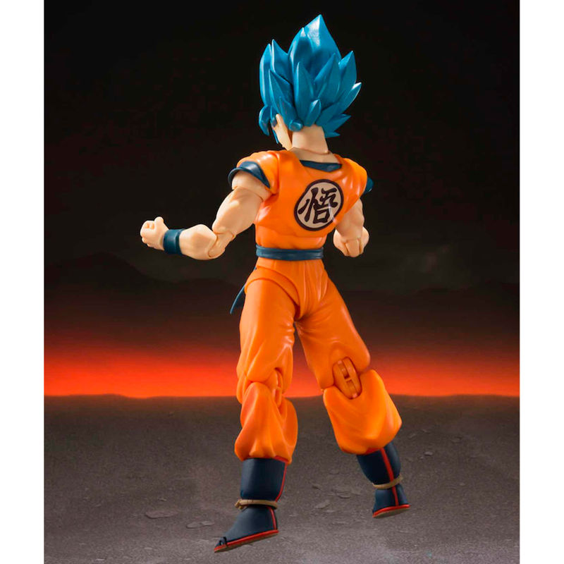 SH Figuarts Goku Blue Super Saiyan God Dragon Ball 14cm Re-run