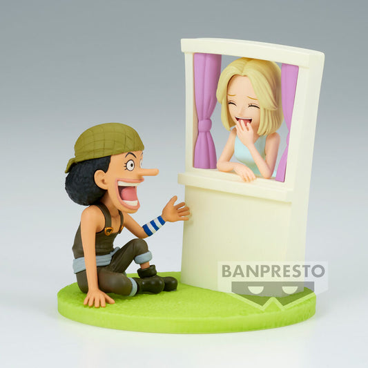 Figura Usopp & Kaya Log Stories One Piece 7Cm