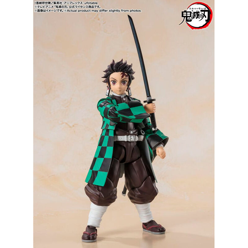 Figura S.H Figuarts Tanjiro Kamado Demon Slayer Kimetsu no Yaiba 14cm
