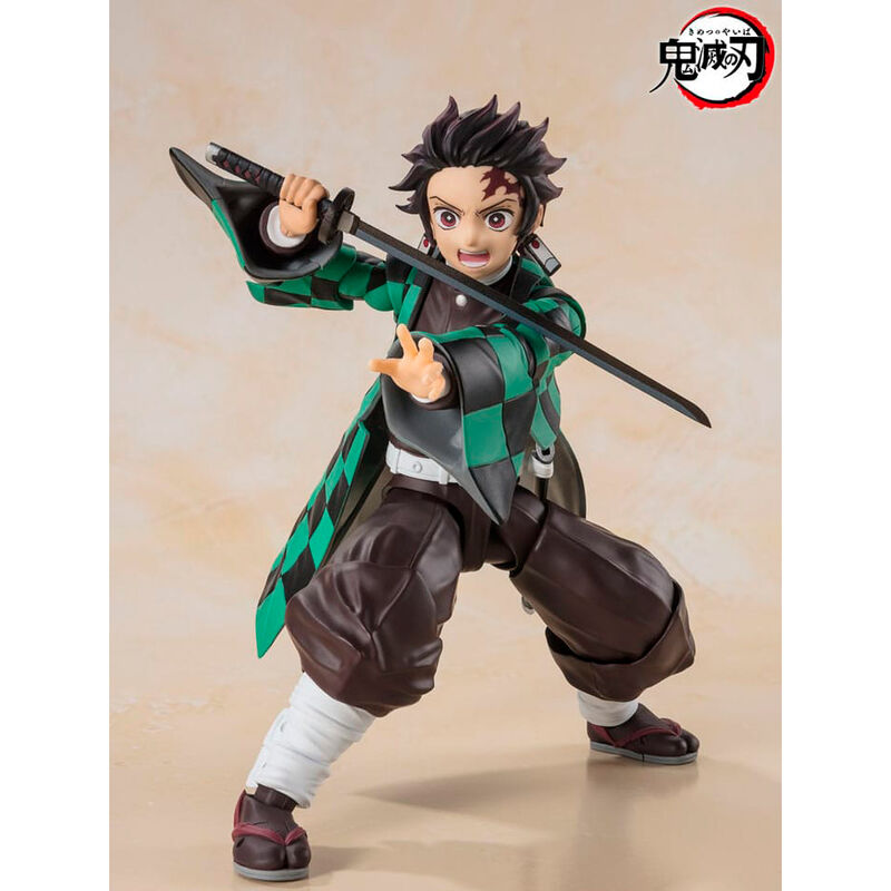 Figura S.H Figuarts Tanjiro Kamado Demon Slayer Kimetsu no Yaiba 14cm