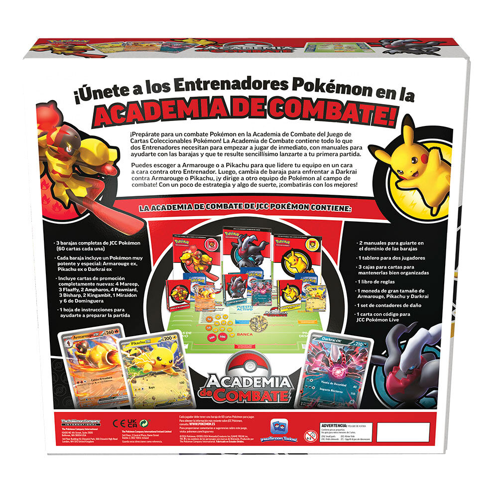 Juego cartas coleccionables Academia de Combate Academy Pokemon Español Pokémon TCG