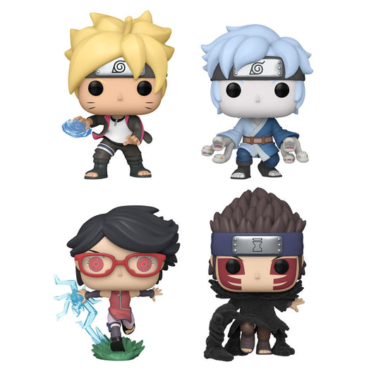 Blister 4 Figuras POP Boruto Exclusive
