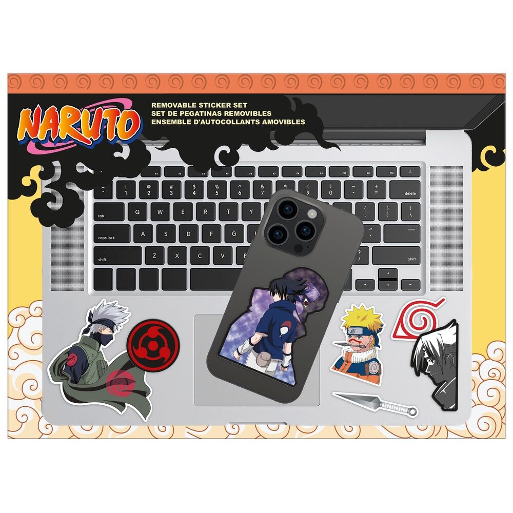 Set pegatinas removibles Naruto Shippuden