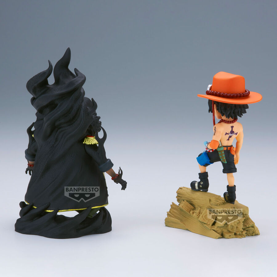 Figura Portgas D.Ace Vs Marshall.D.Teach Log Stories One Piece 8Cm